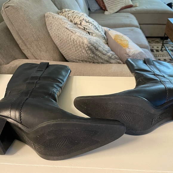 Franco Sarto black western style boots - Picture 2 of 4